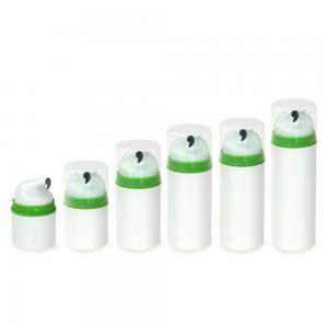 Cylinder PP 30 To 150ml Vacuum Airless Pump Bottle Cosmetic For Serum