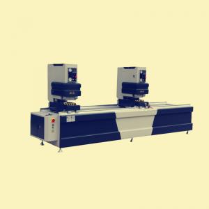 UPVC welding machines pvc window and door PLC control 180mm height two head seamless welding machine