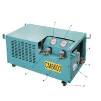China R134A freon gas refrigerant recovery unit 2HP central Air Conditioner recharge machine ac recovery charging machine R410a on sale