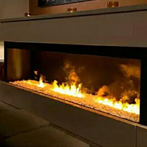 China Modern Indoor Smart Inserts Decorative 3D Water Fire Insert Living Room Water Vapor Fireplace supplier