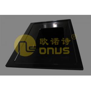 China Damp proofing black color drop In sinks epoxy resin science lab furniture wholesale
