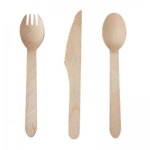 China Disposable Wooden Cutlery Sets Ecological Biodegradable Compostable supplier