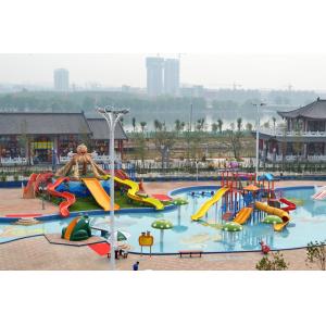 China Amusement Waterpark Project, Gaint Water Park Equipment Kids Theming Water Park Slide supplier