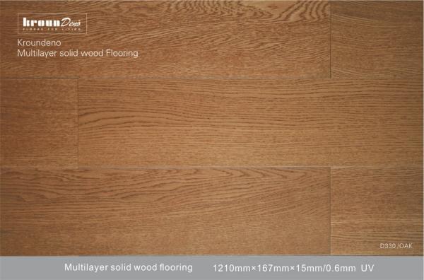 Multilayer Flooring , 0.6mm Customed engineering wood flooring