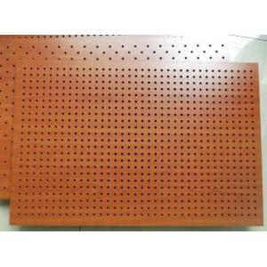 China Fireproof Wooden Acoustic Perforated MDF Panels For Wall And Ceiling supplier