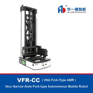 China VFR-CC,VNA Fork-type AMR,Very Narrow Aisle Fork-type Autonomous Mobile Robot CC for Warehouse Pallet Stacking And Handling wholesale