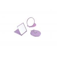 China Aluminum Round Small Foldable Mirror Foldable Travel Compact Mirror Square on sale