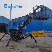 China Black Color Telescopic Boom Spider Crane 3 Ton Lifting Capacity on sale