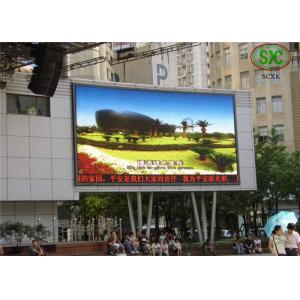 China Horizontal 120° Viewing Angle tri color Outdoor LED Video Display Billboards / LED sign panels supplier