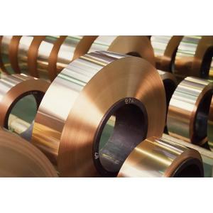 Smaller Resistance Copper Nickel Strip 1.5mm Gold Plating Copper Alloy Strip