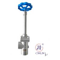 China Cryogenic Globe Angle Valves For LNG LOX LIN LAr CO2  for cryogenic tank -196 on sale