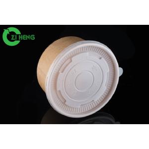 Biodegradable Recyclable Kraft Paper Bowls 32 Oz Take Away Durable For Salad