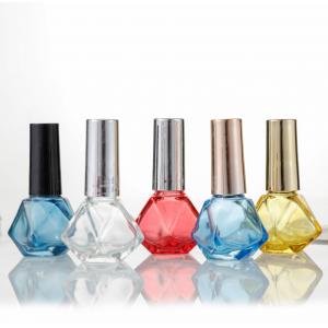 China 8ml Nail Polish Diamond Glass Split Bottle Customized Colorful supplier