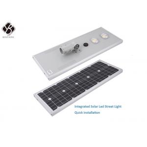 China 100W Motion Sensor Solar Panel Street Light , All In One Solar Street Light 2700 - 6500K supplier