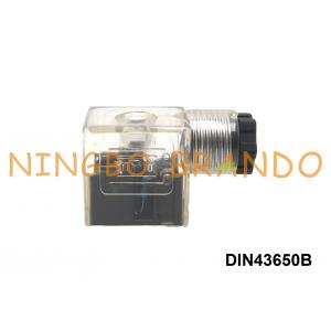 MPM DIN 43650 Form B DIN 43650B Solenoid Coil Connector With LED
