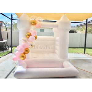 China Decoration Wedding Outdoor Mini Jumping Inflatable Bouncer White Bounce House supplier