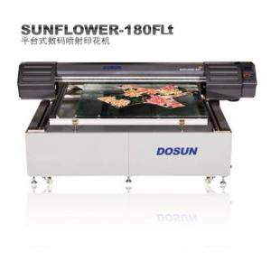 1440dpi Digital Textile Flatbed Printer , Fabrics Flatbed Digital Printing Machine 1100 mm × 1400 mm
