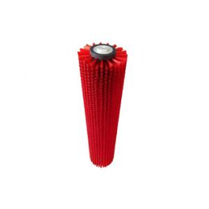China Glass Washing Nylon Round Cylindrical Brush Roller Cleaning And Dusting Solar Panel supplier