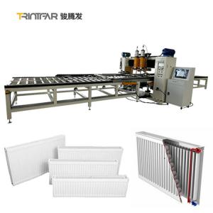 China Transformer Fin Panel Automatic Welding Machine Line For Radiator supplier