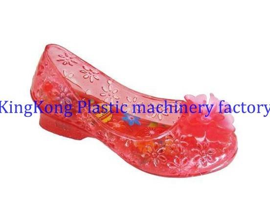 カスタマイズされた鋼鉄履物はプラスチック レディース平らなサンダルのためのポリ塩化ビニールの靴型を形成します