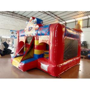 1000D Outdoor Bounce House Ferris Wheel Tickets Inflatable Bouncer Castle With Slide Combo