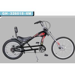 China 20''-24'' Chopper Bike in Whole Black with Aluminum Alloy Fork Material and Fat Tire wholesale