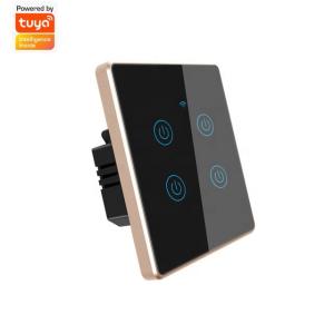 China Apoio esperto remoto do controle de Timer&Voice do interruptor da luz da parede do interruptor padrão UE/USA do agregado familiar do grupo da moldura 4 do metal supplier