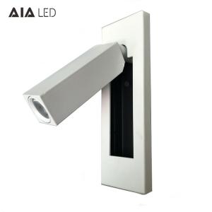 hotel led flexible arm bed side wall reading light/bed led wall light/bed reading wall light