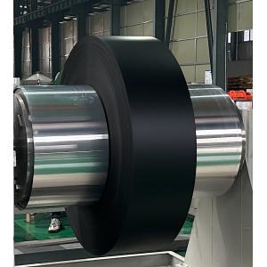 China Alloy 3004 Aluminum Strip Black Color Coated Aluminum Coil 1.00mm Thickness 300mm Width Used For Channel Letter Making supplier