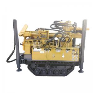 180m Depth Water Well Drilling Machine 77.3KW Engine Crawler Water Well Drilling Rig