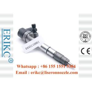 China Injeção comum 0 de Bosch do trilho dos injetores 0445110861 diesel de ERIKC 445 110 861 injetores do carro do caminhão pesado 0445 110 861 supplier