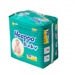 China Nonwoven Fabric Disposable Baby Diaper Magic Tape Elastic Waistband Diaper supplier