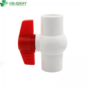 China White High Pressure PVC Ball Valve for Water Supply High Thickness and Blow-Down Valve supplier