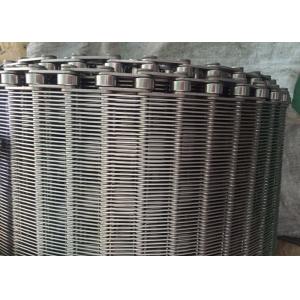 China Stainless Steel Flexible Flat Wire Mesh Conveyor Belt For Bread Industry supplier