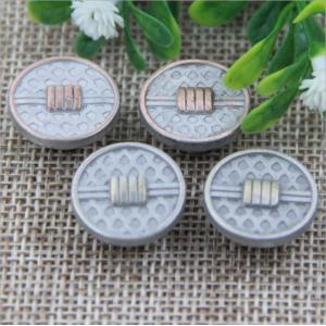 2018 Explosion models spiral high-grade anti brass color alloy 17 mm jeans buttons for apparel accessories