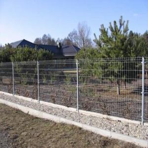 2.0m - 3.0m  Galvanized 3d Curved Fence For Playground Concrete Fence Panels