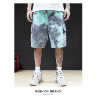 Mourning Series Thin Summer Shorts Mint Green Taro Purple Tie Dye Basketball Shorts