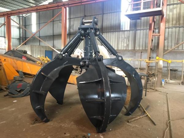 La cáscara de naranja del MATERIAL HT-G10 ataca el acero hidráulico del gancho agarrador del pedazo Mano-que lleva para PC210/PC240