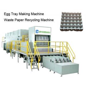 Machine de fabrication de plateaux à œufs en pâte plastique