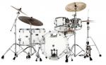 Free Shipping Pearl Crystal Beat Acrylic 5pc Shell Pack,Seamless Acrylic Construction and Frosted Finish