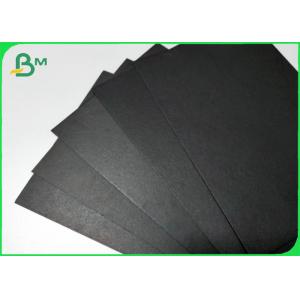 China Foldable FSC Approved Black Paper Board Paper Box Material Paper 300gsm 350gsm supplier