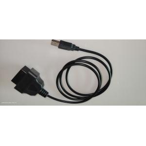 12V 24V OBDII To USB Cable Female To 2.0A Male Plug Multipurpose