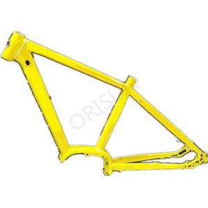 China Aluminum Yellow Bike Frame , 29 Inch Electric Mountain Bicycle Frames supplier