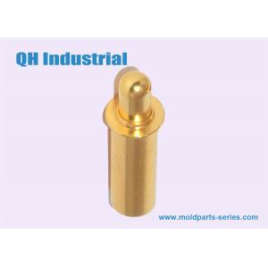 China 1A 2A 3A 4A 5A 12V High Current Rate 1mm 2mm 3mm 4mm Gold Plated Spring Loaded Pin,Spring Battery Contact supplier