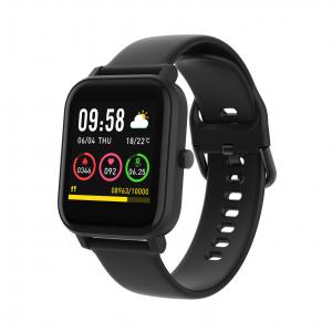 China Body Temperature Monitoring Smartwatch Wrist Band Music Sport Heart Rate Wristband Fitness Smart Watch supplier