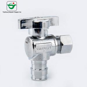 CUPC NSF Standard 1/4''X1/2" Brass Stopcock Valves with Chrome Plated