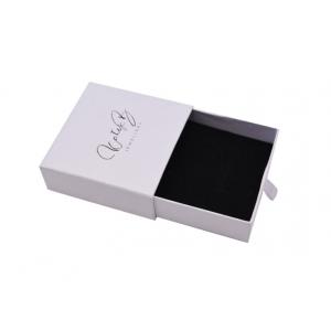 China 280gsm Recyclable Corrugated Jewelry Boxes , collapsible Drawer Jewelry Box Packaging supplier