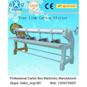China Cardboard Carton Box Making Machine For Corrugated Carton , Four Link Slotting Machine supplier