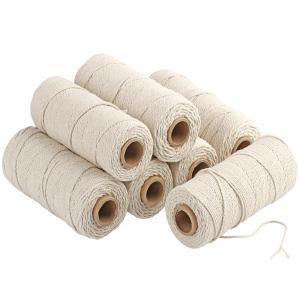 China 220m/roll Wool Yarn Macrame Recycled Cotton Rope Basket Decoration supplier