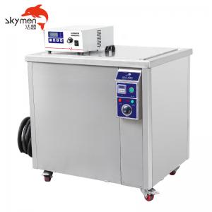 China Single Slot Industrial Ultrasonic Cleaning Machine Oil Removal For Air Conditioning Parts supplier
